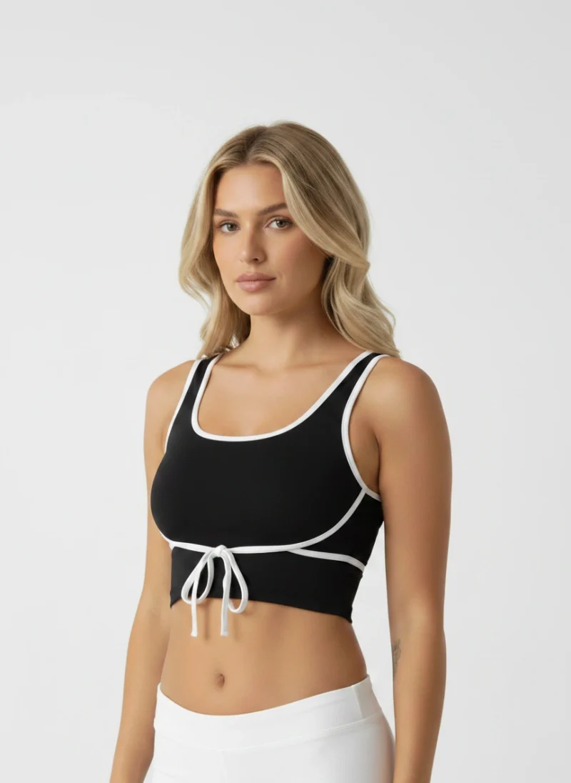 Raga Bamboo Top Black