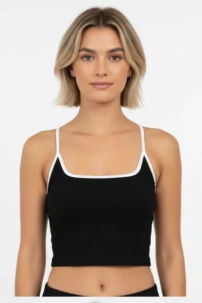 Nurani Bamboo Top Black