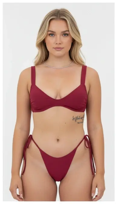 Ocean Lush Bikini Maron