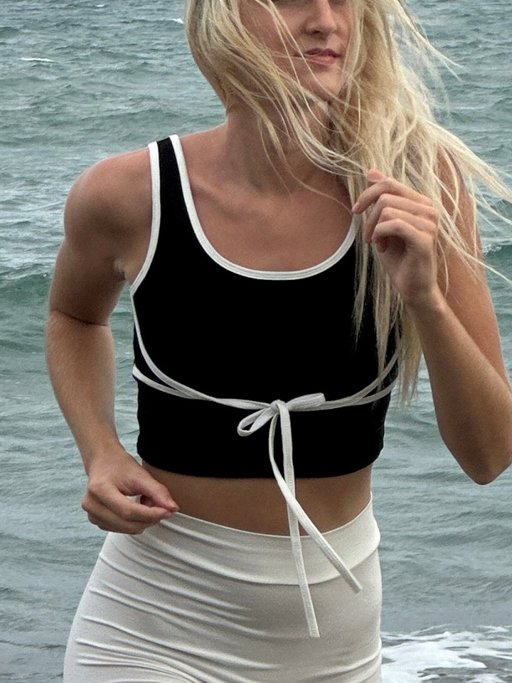 Raga Bamboo Top Black